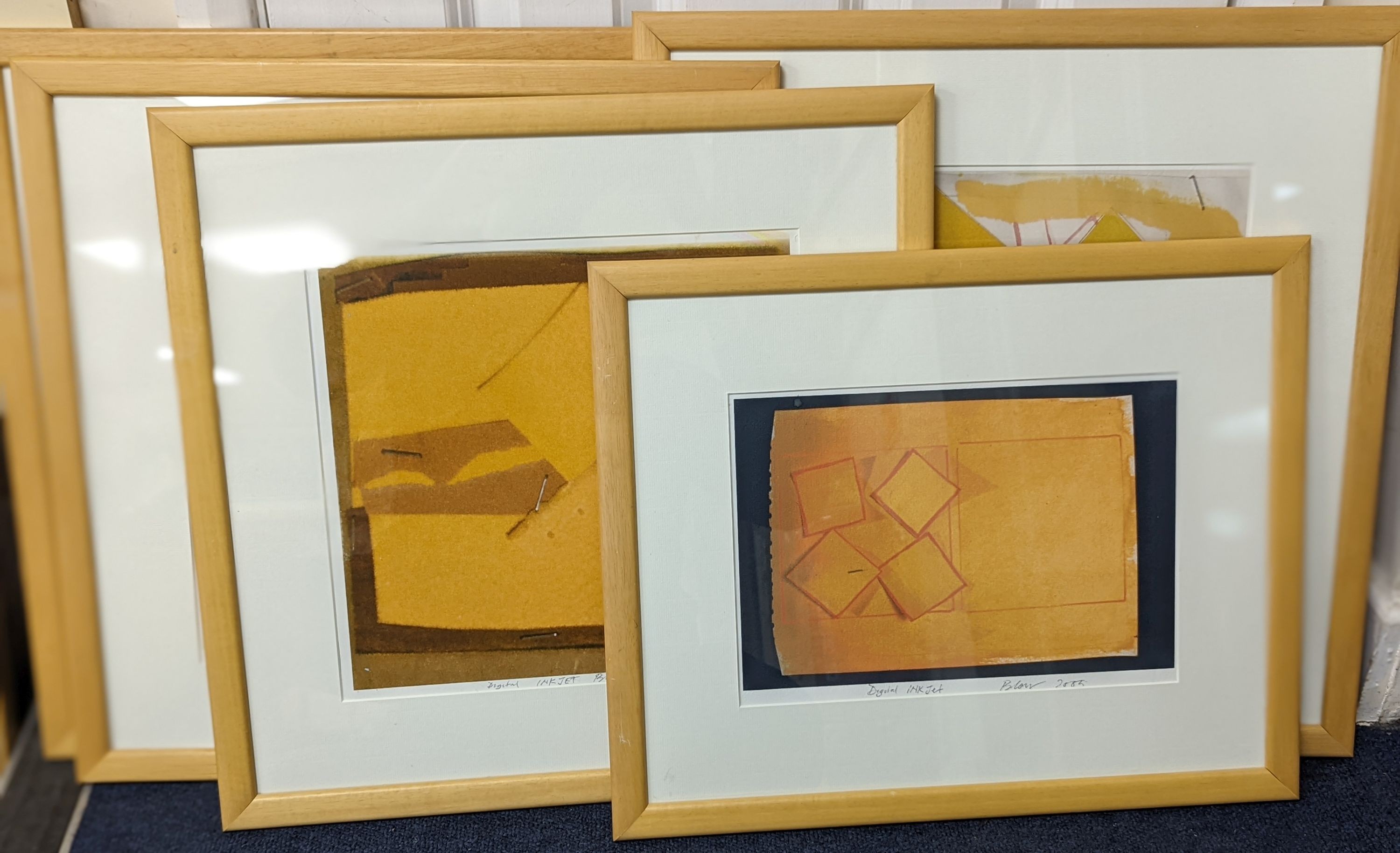 Sandra Blow (1925-2006), six inkjet prints, signed and dated 2005, largest 28 x 30cm